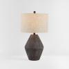 SAFAVIEH Lighting Collection – Ersta Brown Modern Rustic Farmhouse Table Lamp, 27-Inch Accent Lamp for Bedroom, Living Room, Home Office (TBL4367A)