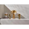 SAFAVIEH Lighting Collection – Iria Gold Dome Mushroom Table Lamp, Modern Metal Accent Lighting with LED Bulb Included, 21-Inch Tall (TBL4319A)