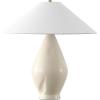 SAFAVIEH Lighting Collection – Jianna Beige Resin Table Lamp, 22″ Decorative Accent Light with Fabric Shade, E26 Bulb Compatible (TBL4659A)(Beige)
