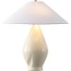 SAFAVIEH Lighting Collection – Jianna Beige Resin Table Lamp, 22″ Decorative Accent Light with Fabric Shade, E26 Bulb Compatible (TBL4659A)(Beige)