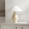 SAFAVIEH Lighting Collection – Jianna Beige Resin Table Lamp, 22″ Decorative Accent Light with Fabric Shade, E26 Bulb Compatible (TBL4659A)(Beige)