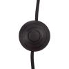 SAFAVIEH Lighting Collection – Norrie Black Metal Floor Lamp, 63-Inch Tall Modern Standing Lamp with Fabric Shade & Foot Switch (FLL4143A)(Black)