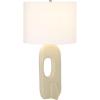 SAFAVIEH Lighting Collection Bryla Off-White 27-inch Table Lamp (LED Bulb Included)