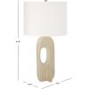 SAFAVIEH Lighting Collection Bryla Off-White 27-inch Table Lamp (LED Bulb Included)