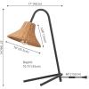 SAFAVIEH Lighting Collection Cleo Black/Brown 22-inch Table Lamp (LED Bulb Included)