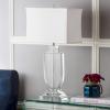 SAFAVIEH Lighting Collection Deirdre Crystal Urn 26-inch Bedroom Living Room Home Office Desk Nightstand Table Lamp (LED Bulb Included)