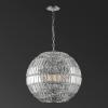 SAFAVIEH Lighting Collection Demarco Crystal 20-inch Diameter Adjustable Hanging Chandelier Light Fixture (LED Bulbs Included)
