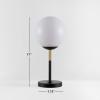 SAFAVIEH Lighting Collection Gemini Gold 17-inch Table Lamp (LED Bulb Included)(Black/Gold)
