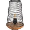 SAFAVIEH Lighting Collection Haynes Black/Natural 10-inch Table Lamp (LED Bulb Included)