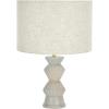 SAFAVIEH Lighting Collection Isano Grey 17-inch Table Lamp (LED Bulb Included)