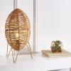 SAFAVIEH Lighting Collection Kiora Natural Water Hyacinth 19-inch Table Lamp (LED Bulb Included)