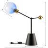 SAFAVIEH Lighting Collection Libra Multicolored 24-inch Table Lamp (LED Bulb Included)