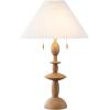 SAFAVIEH Lighting Collection Mensy Natural Resin 29-inch Table Lamp for Bedroom, Living Room, Home Office, Desk, Nightstand (LED Bulb Included)(Natural)