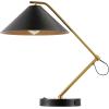 SAFAVIEH Lighting Collection Moseby Black/Brass 21-inch Table Lamp with USB Charging Port (LED Bulb Included)