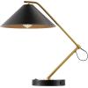SAFAVIEH Lighting Collection Moseby Black/Brass 21-inch Table Lamp with USB Charging Port (LED Bulb Included)