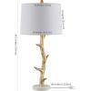 SAFAVIEH Lighting Collection Olenna Gold Tree Branch 30-inch Bedroom Living Room Home Office Desk Nightstand Table Lamp (LED Bulb Included)