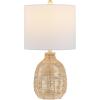 SAFAVIEH Lighting Collection Oroya Light Natural 23-inch Table Lamp (LED Bulb Included)(Light Natural/-)