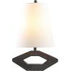 SAFAVIEH Lighting Collection Praia Black Resin 25-inch Table Lamp for Bedroom, Living Room, Home Office, Desk, Nightstand (LED Bulb Included)(Black)