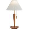 SAFAVIEH Lighting Collection Ronny Wood Finish 23-inch Table Lamp (LED Bulb Included)