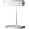 SAFAVIEH Lighting Collection Rylan Polished Nickle 17-inch Table Task Lamp with USB Charging Port (LED Bulb Included)