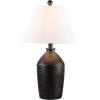 SAFAVIEH Lighting Collection Selna Dark Brown Table Lamp (LED Bulb Included)