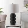 SAFAVIEH Lighting Collection Sero Black 25-inch Table Lamp (LED Bulb Included)