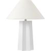 SAFAVIEH Lighting Collection Symone White Resin 22-inch Table Lamp, LED Bulb Included (TBL4599A)