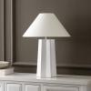 SAFAVIEH Lighting Collection Symone White Resin 22-inch Table Lamp, LED Bulb Included (TBL4599A)