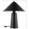 SAFAVIEH Lighting Collection Syuna Black/Gold 17-inch Table Lamp (LED Bulb Included)