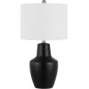 SAFAVIEH Lighting Collection Voetta Black 23-inch Table Lamp (LED Bulb Included)