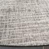 SAFAVIEH Outdoor Area Rug 8×10 – Beach House Collection – Large – Modern Design, Black & Beige, Weather Resistant, Non-Shedding & Easy Cleaning, Ideal for Patio, Backyard, Deck, Dining Space (BHS424Z)(Grey/Ivory)