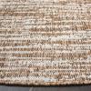 SAFAVIEH Outdoor Area Rug 8×10 – Beach House Collection – Large – Modern Design, Black & Beige, Weather Resistant, Non-Shedding & Easy Cleaning, Ideal for Patio, Backyard, Deck, Dining Space (BHS424Z)(Brown/Ivory)