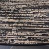 SAFAVIEH Outdoor Area Rug 8×10 – Beach House Collection – Large – Modern Design, Black & Beige, Weather Resistant, Non-Shedding & Easy Cleaning, Ideal for Patio, Backyard, Deck, Dining Space (BHS424Z)(Black/Beige)