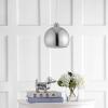 SAFAVIEH PND4032B Lighting Collection Sabine Modern Adjustable 84-inch Drop Chrome Pendant, 12.1″-84.1″ H(Chrome)