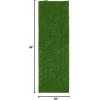 SAFAVIEH Vista Collection Accent Rug – 4′ x 6′, Green, Handmade Faux Grass, Indoor/Outdoor & Washable-Ideal for Patio, Backyard, Mudroom (VST100A)(Green)