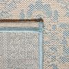 SAFAVIEH Washable Rug Outdoor Beach House Collection – 5’3″ x 7’6″, Cream & Beige, Non-Shedding & Easy to Clean, Ideal for Patio, Backyard, Mudroom (BHS174A)(Aqua/Cream)