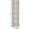 SAFAVIEH Washable Rug Outdoor Beach House Collection – 5’3″ x 7’6″, Cream & Beige, Non-Shedding & Easy to Clean, Ideal for Patio, Backyard, Mudroom (BHS174A)(Blue/Creme)