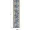 SAFAVIEH Washable Rug Outdoor Beach House Collection – 5’3″ x 7’6″, Cream & Beige, Non-Shedding & Easy to Clean, Ideal for Patio, Backyard, Mudroom (BHS174A)(Cream/Blue)