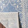 SAFAVIEH Washable Rug Outdoor Beach House Collection – 5’3″ x 7’6″, Cream & Beige, Non-Shedding & Easy to Clean, Ideal for Patio, Backyard, Mudroom (BHS174A)(Cream/Blue)