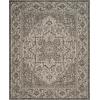 SAFAVIEH Washable Rug Outdoor Courtyard Collection – 8′ x 10′, Slate & Grey, Non-Shedding & Easy Cleaning, Ideal for Patio, Backyard, Mudroom (CYS8763-376)