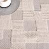 SAFAVIEH Washable Rug Outdoor Milos Collection – 5′ x 7’6″, Beige, Non-Shedding & Easy to Clean, Ideal for Patio, Backyard, Mudroom (MLO108B)(Beige)