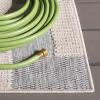 SAFAVIEH Washable Rug Outdoor Milos Collection – 5′ x 7’6″, Beige, Non-Shedding & Easy to Clean, Ideal for Patio, Backyard, Mudroom (MLO108B)(Beige/Grey)