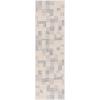 SAFAVIEH Washable Rug Outdoor Milos Collection – 5′ x 7’6″, Beige, Non-Shedding & Easy to Clean, Ideal for Patio, Backyard, Mudroom (MLO108B)(Beige/Grey)