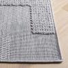 SAFAVIEH Washable Rug Outdoor Milos Collection – 5′ x 7’6″, Beige, Non-Shedding & Easy to Clean, Ideal for Patio, Backyard, Mudroom (MLO108B)(Grey)