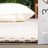 SAFAVIEH Washable Rug Outdoor Sisal All-Weather Collection – 9′ x 12′, Ivory, Non-Shedding & Easy to Clean, Ideal for Patio, Backyard, Mudroom (SAW640A)(Ivory/Natural)