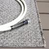 SAFAVIEH Washable Rug Outdoor Sisal All-Weather Collection – 9′ x 12′, Ivory, Non-Shedding & Easy to Clean, Ideal for Patio, Backyard, Mudroom (SAW640A)(Light Grey)