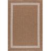 SAFAVIEH Washable Rug Outdoor Sisal Performance Collection – 8′ x 10′, Natural & Ivory, Non-Shedding & Easy to Clean, Ideal for Patio, Backyard, Deck, Mudroom, Poolside (SPF810C)(Natural/Ivory)