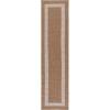 SAFAVIEH Washable Rug Outdoor Sisal Performance Collection – 8′ x 10′, Natural & Ivory, Non-Shedding & Easy to Clean, Ideal for Patio, Backyard, Deck, Mudroom, Poolside (SPF810C)(Natural/Ivory)