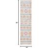 SAFAVIEH Washable Rug Outdoor Summer Collection – 5’3″ x 7’6″, Ivory & Red, Non-Shedding & Easy to Clean, Ideal for Patio, Backyard, Mudroom (SMR420A)(Ivory/Red)
