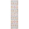 SAFAVIEH Washable Rug Outdoor Summer Collection – 5’3″ x 7’6″, Ivory & Red, Non-Shedding & Easy to Clean, Ideal for Patio, Backyard, Mudroom (SMR420A)(Ivory/Red)